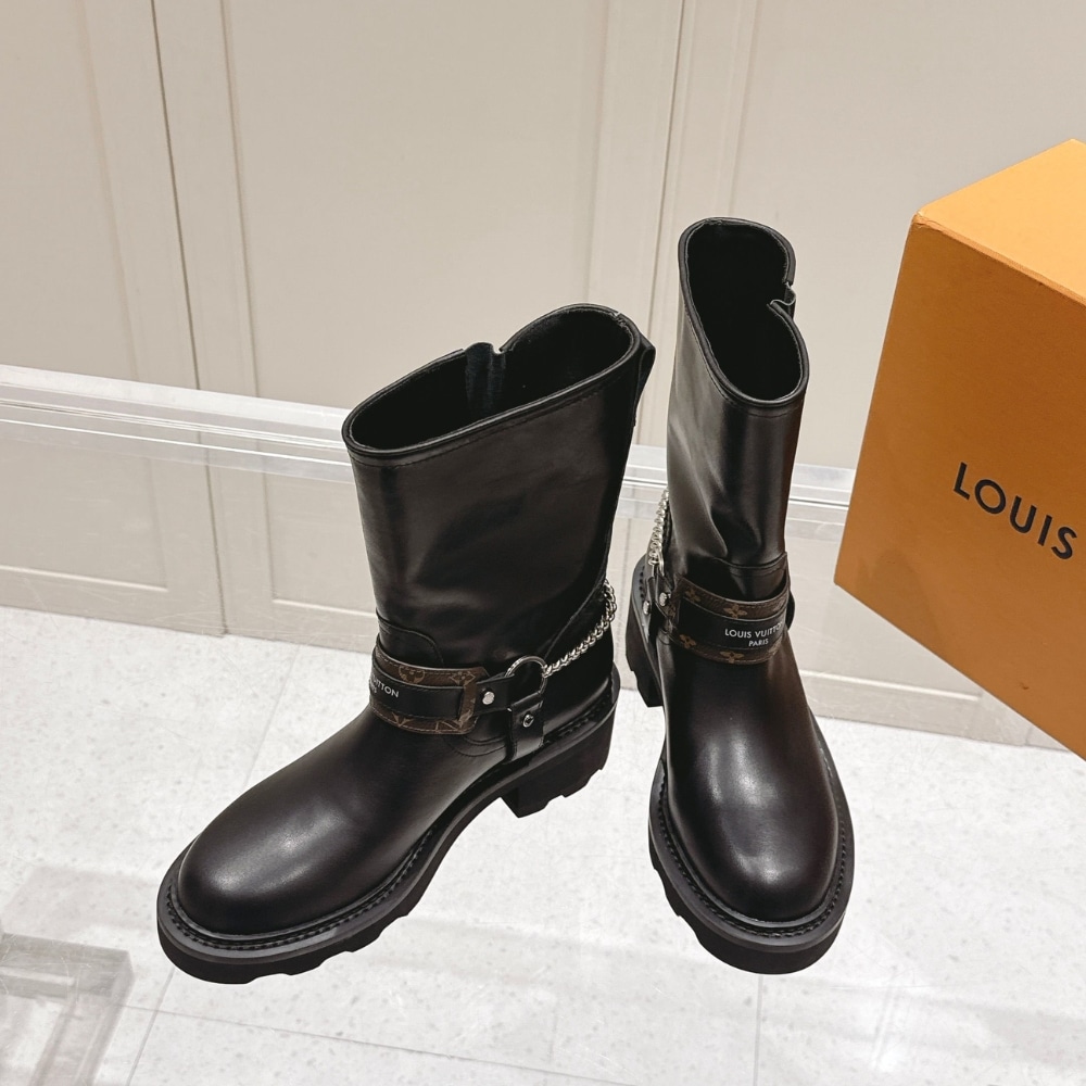 Louis Vuitton Silhouette Ankle Boot Black 1Aibqr