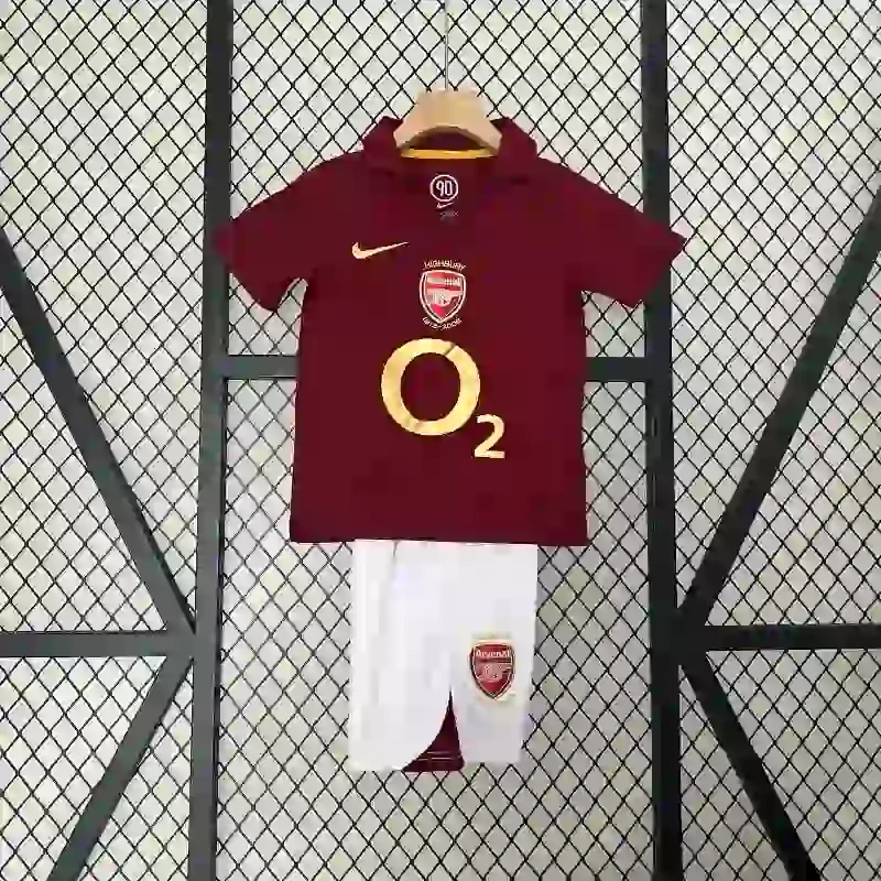 Retro 2005-06 Arsenal Home Kids Football jersey retro