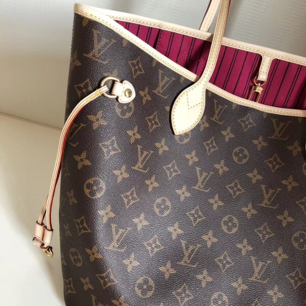 Louis Vuitton Neverfull MM Monogram Pivoine Pink 31Cm M41178