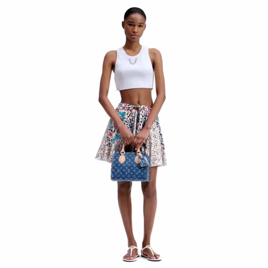 Louis Vuitton Onthego PM Denim Blue 25Cm M14633