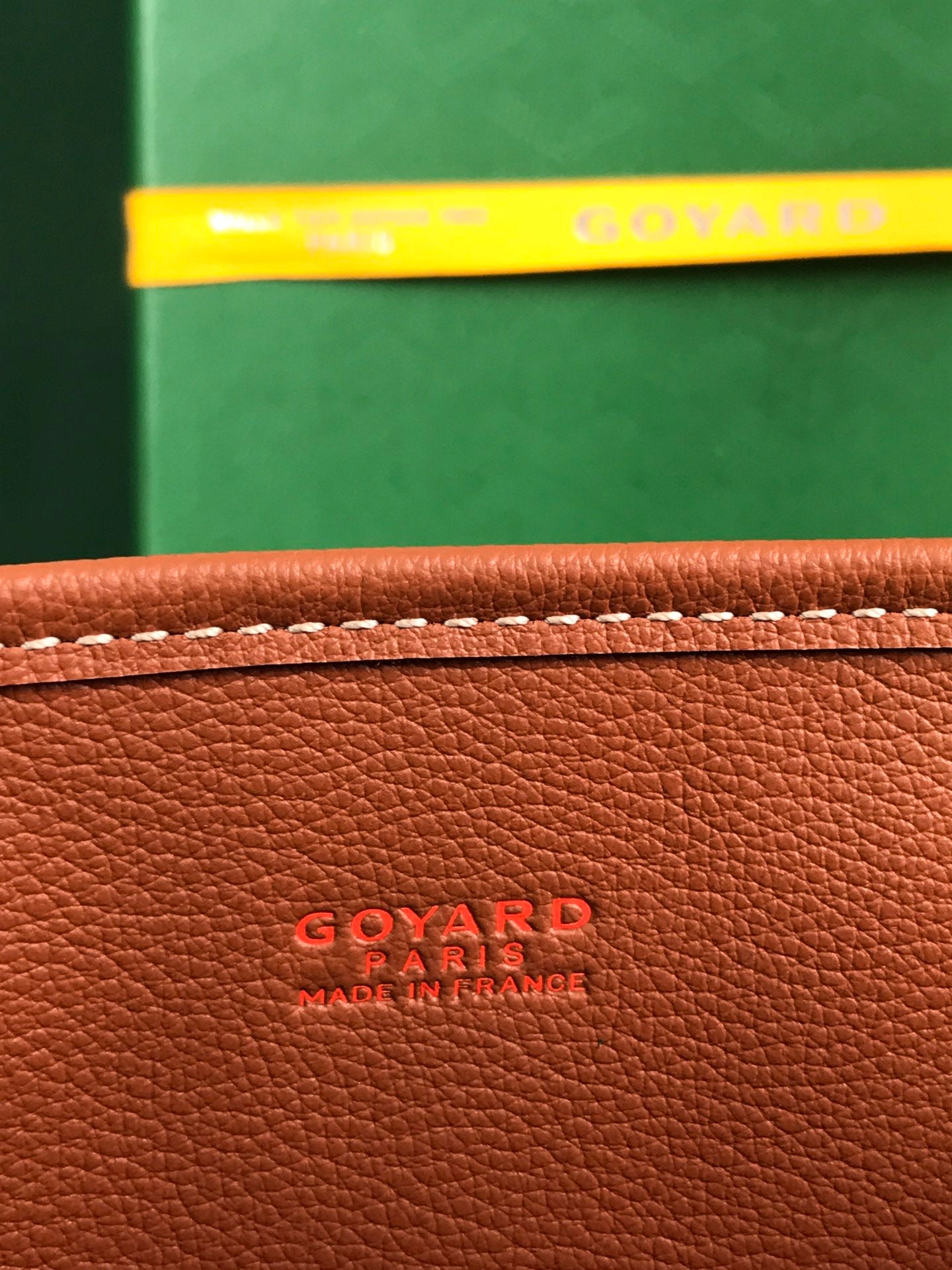 Goyard Anjou Mini Bag 20 Cm Tan Calfskin And Black Goyardine Canvas
