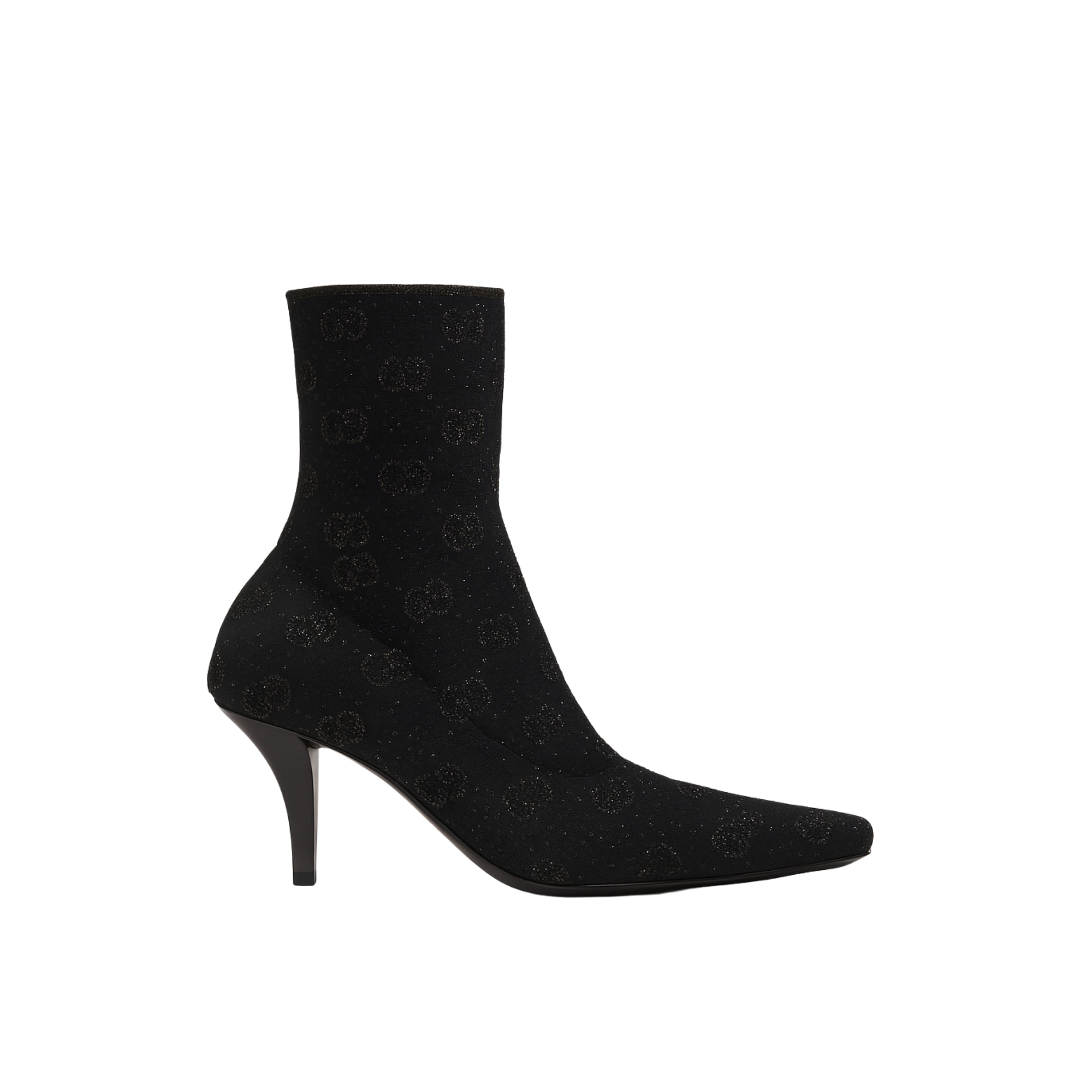 Gucci Women’S Gg Knit Ankle Boots Black 718378 Facfm 8720