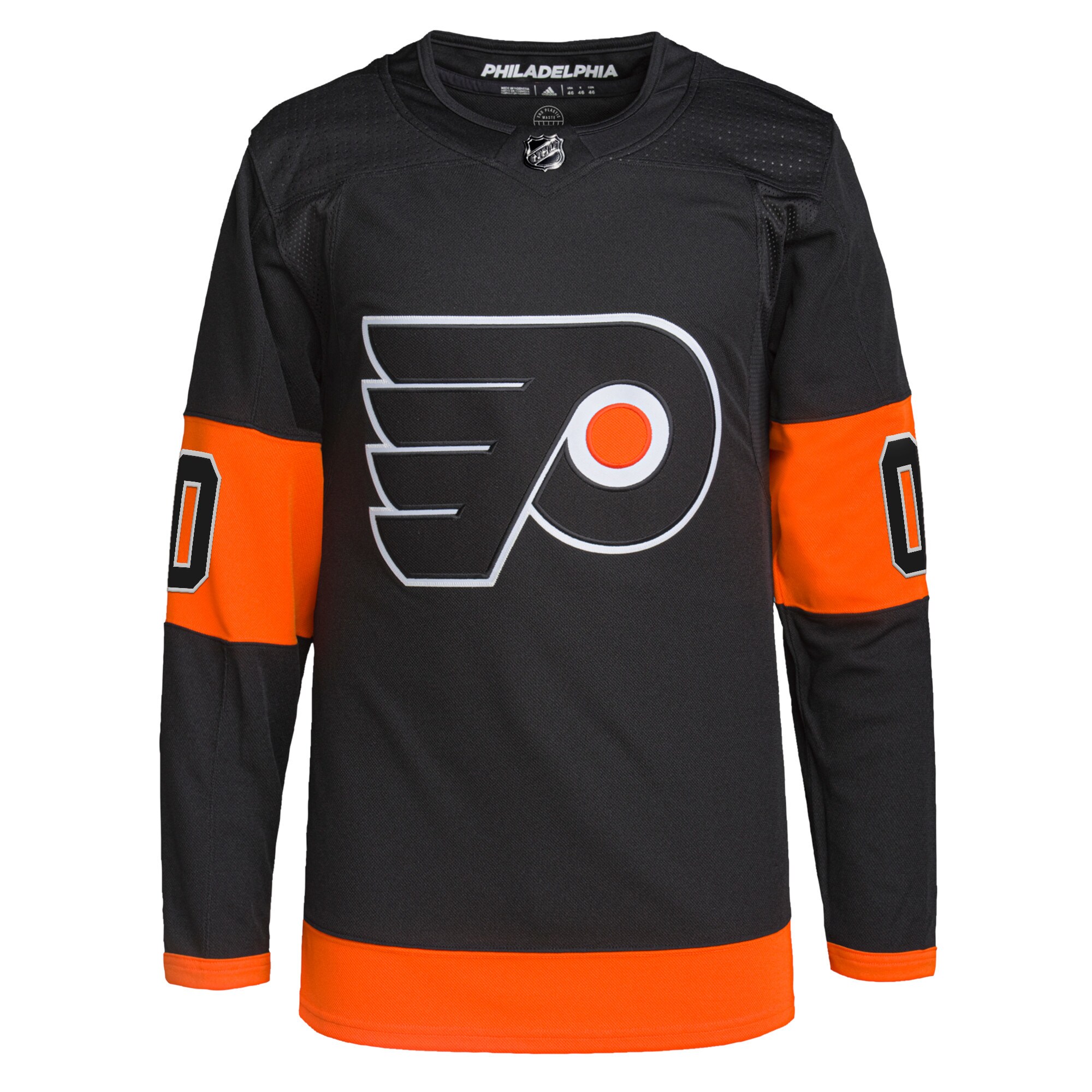 Philadelphia Flyers adidas  Alternate  Primegreen Authentic Custom Jersey – Black