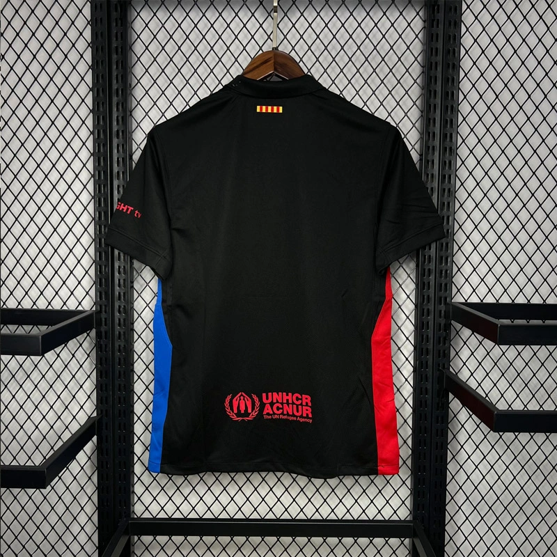 2024-25 Barcelona Stussy black football jersey