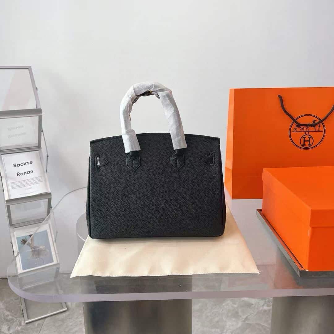 Hermes Birkin 35 Togo Leather Handbag Black 35cm