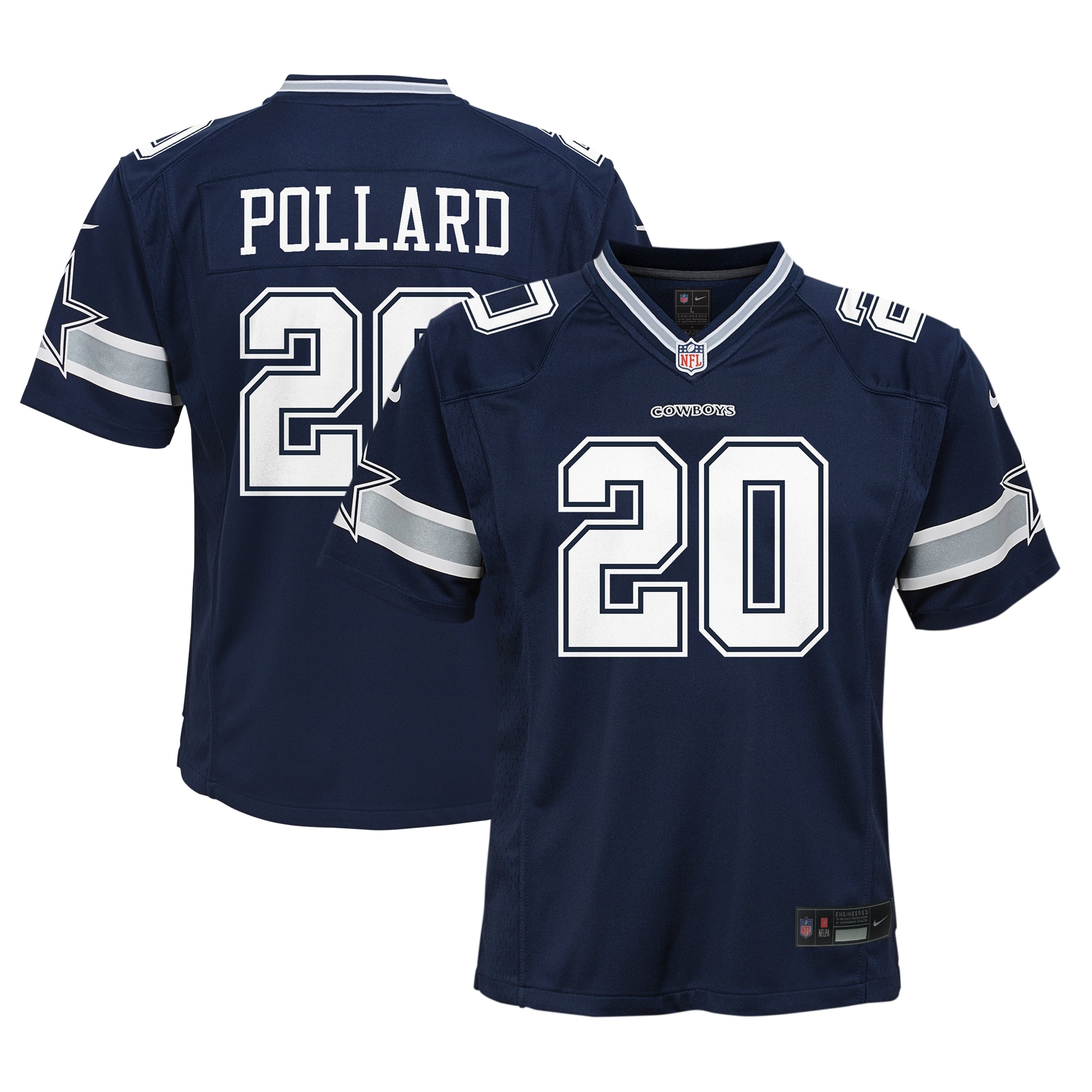Tony Pollard Dallas Cowboys Nike Youth Game Jersey - Navy