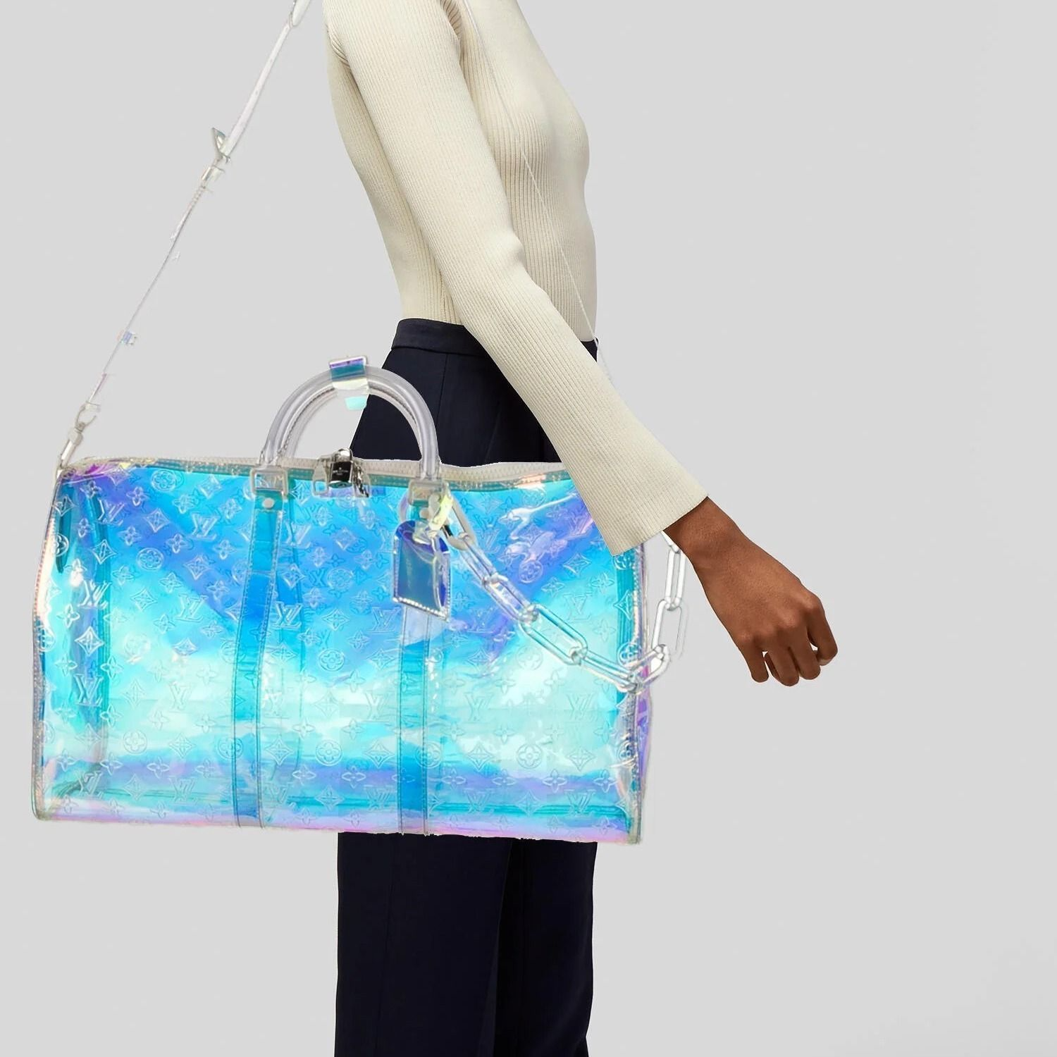Louis Vuitton Keepall Bandouli Re 50 Prism Hologram 50cm M53271
