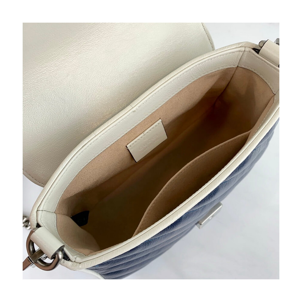 Gucci GG Marmont Mini Top Handle Bag Blue