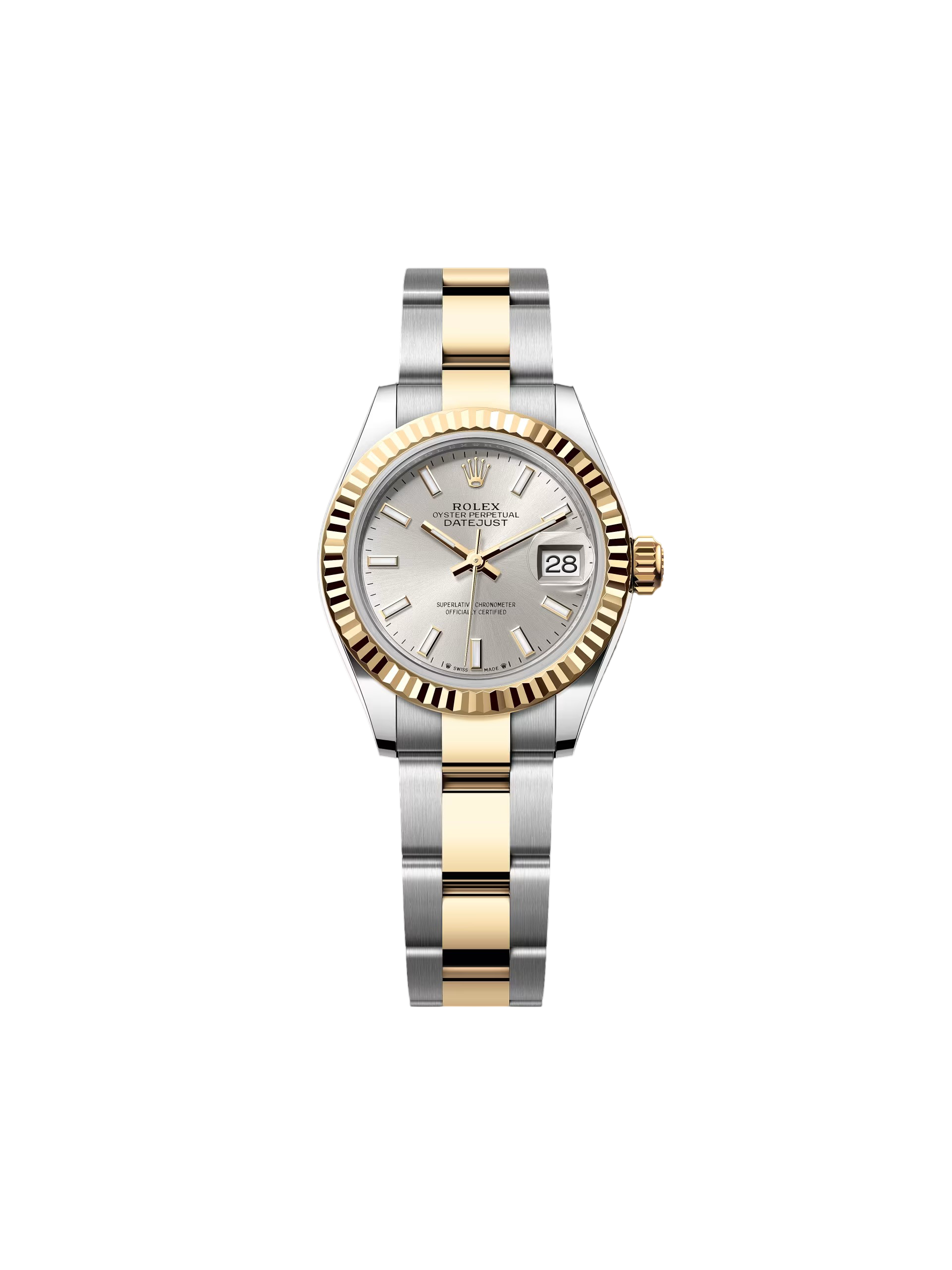 Rolex Lady-Datejust 28mm 279173 Silver Index Dial Oyster Bracelet