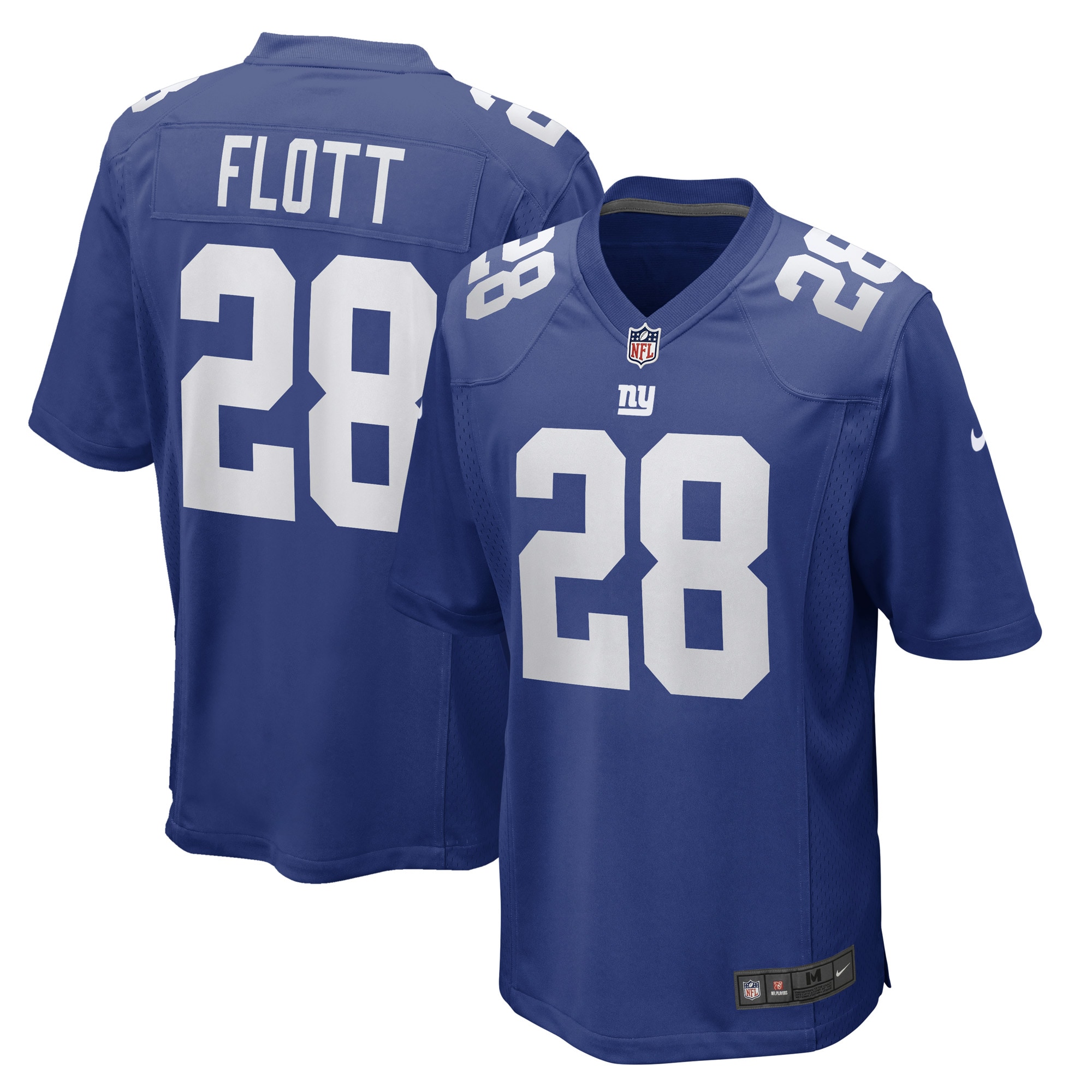 Cor'Dale Flott New York Giants Nike Game Player Jersey - Royal