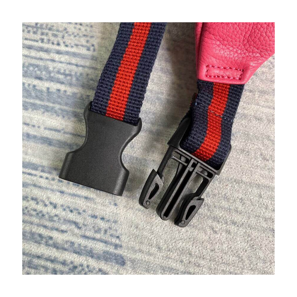 Gucci Print Small Belt Bag Waist Body Rose Red