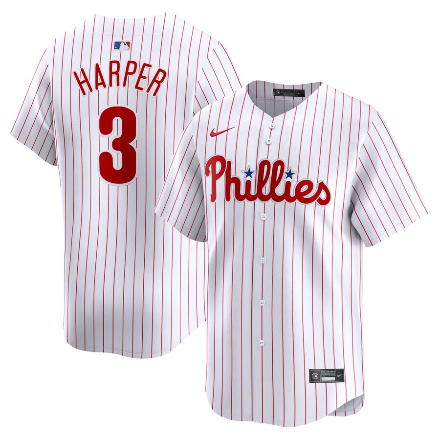 Bryce Harper Philadelphia Phillies Home Limited Player Jersey White