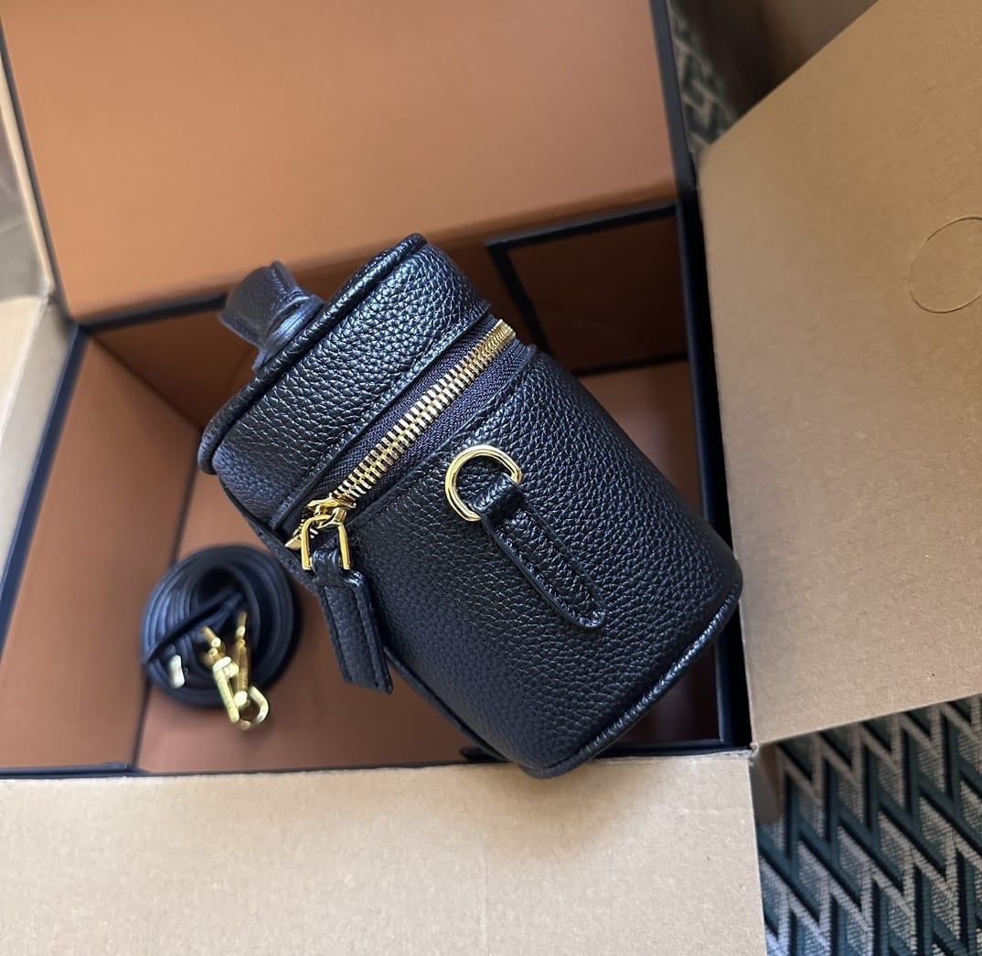 Prada Leather Mini Bag Black 20Cm