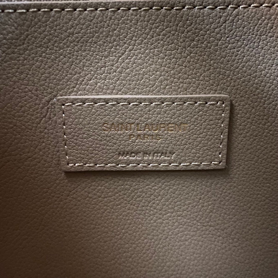 Saint Laurent Le 5 A 7 Soft Small Hobo Bag In Smooth Leather Grey