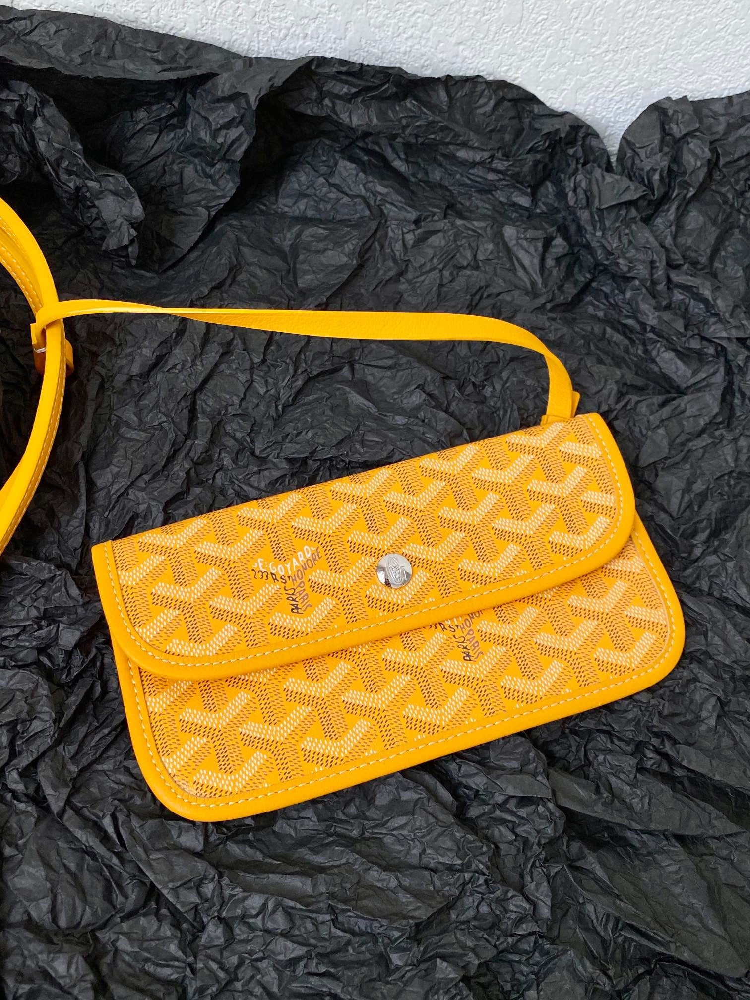 Goyard Saint Louis Gm 40Cm Yellow Canvas