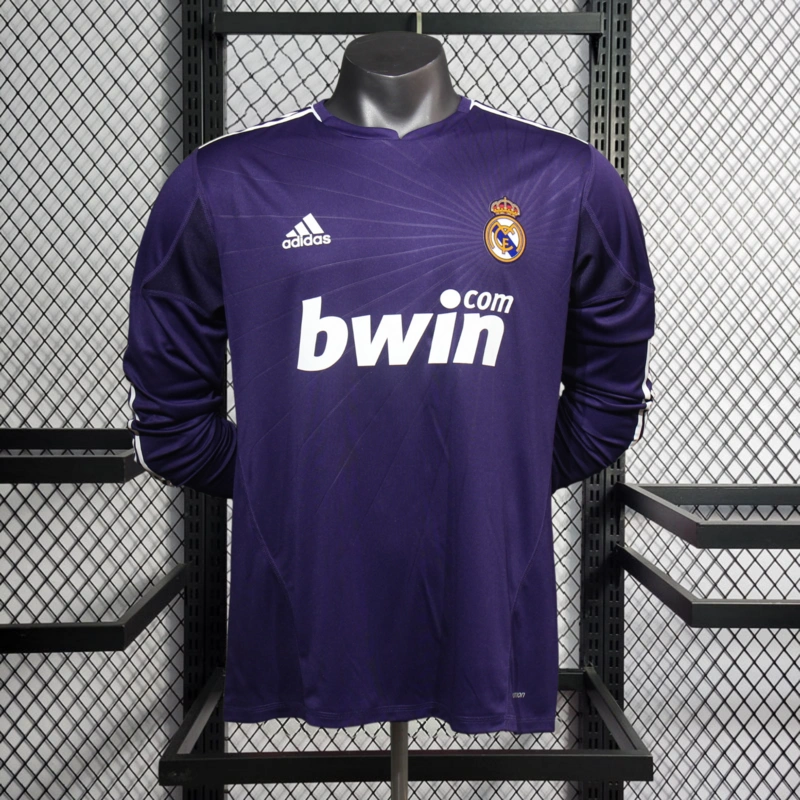 Retro Player 2010-11 Real Madrid 2 Away Long Sleeve RONALDO Football jersey retro