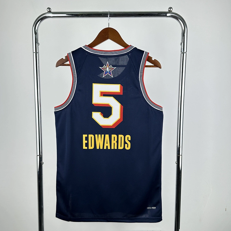 2025 NBA All Star Game 5 EDWARDS Basketball Jersey