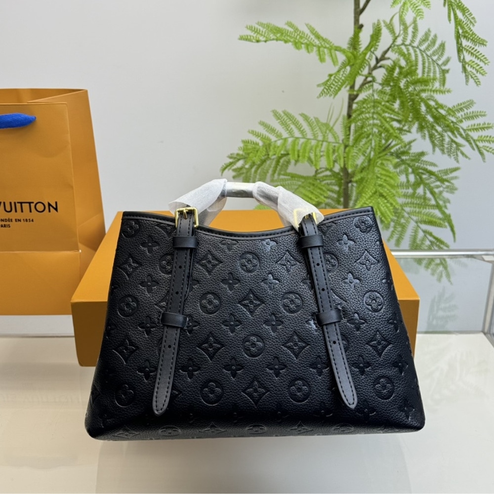 Louis Vuitton Babylone Tote PM Bag Black 30Cm M11393