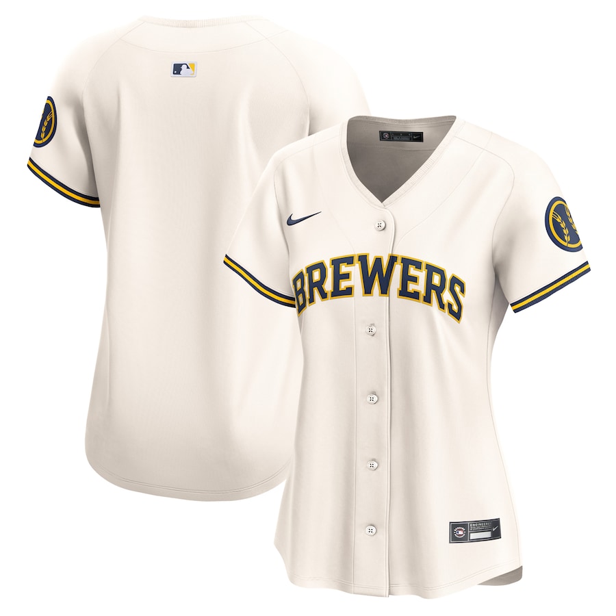 Milwaukee Brewers Women's Home Limited Jersey Cream