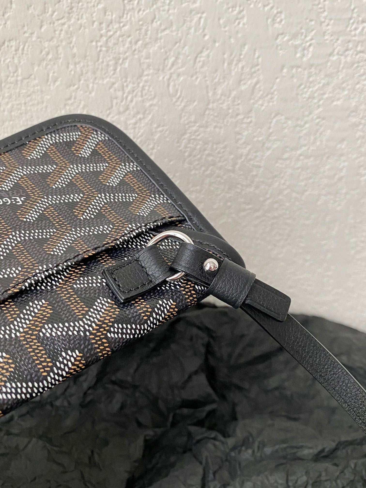 Goyard Saint Louis Gm 40Cm Black Canvas