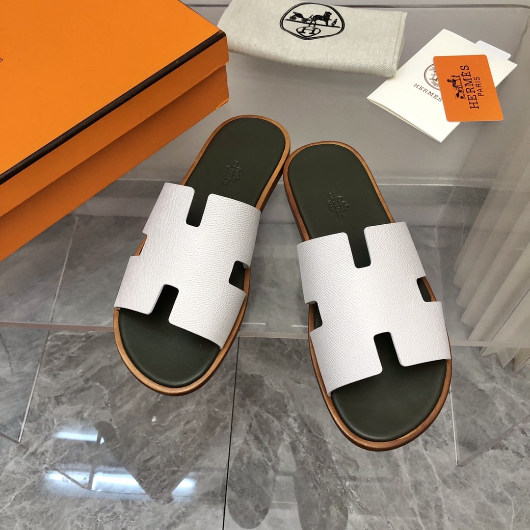Hermes Izmir Sandal Beige Glaise
