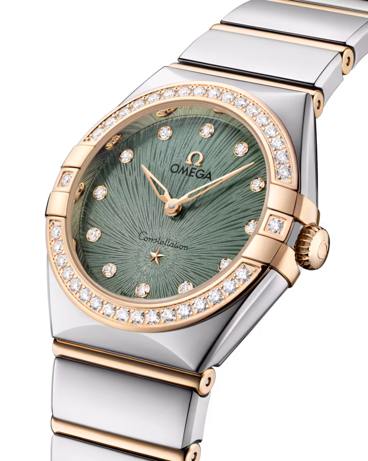 Omega Constellation Ladies' Selection 28mm steel ‑ Moonshine™ gold on steel ‑ Moonshine™ gold 131.25.28.60.60.001