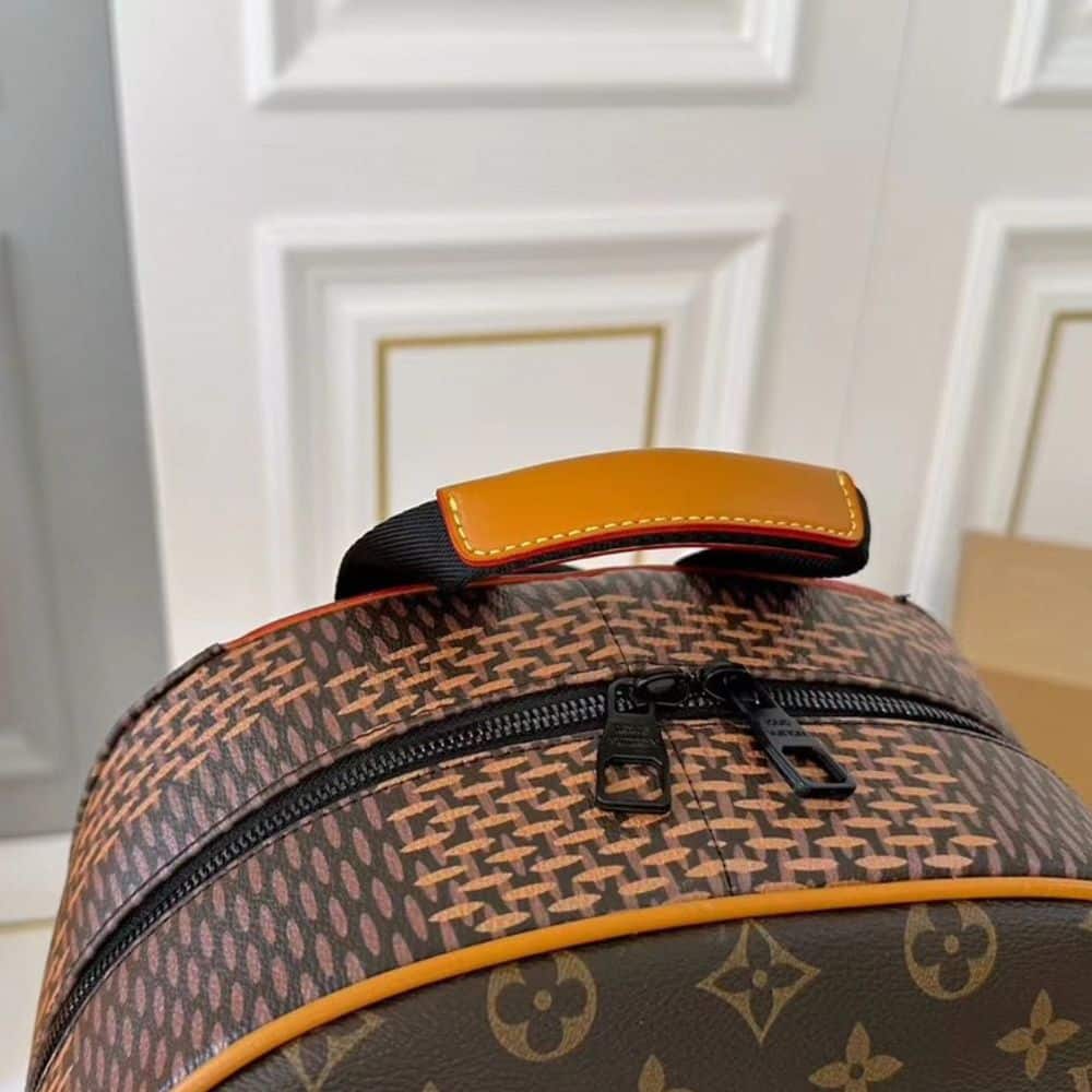 Louis Vuitton Nigo Monogram Reverse Canvas Backpack Brown 29Cm
