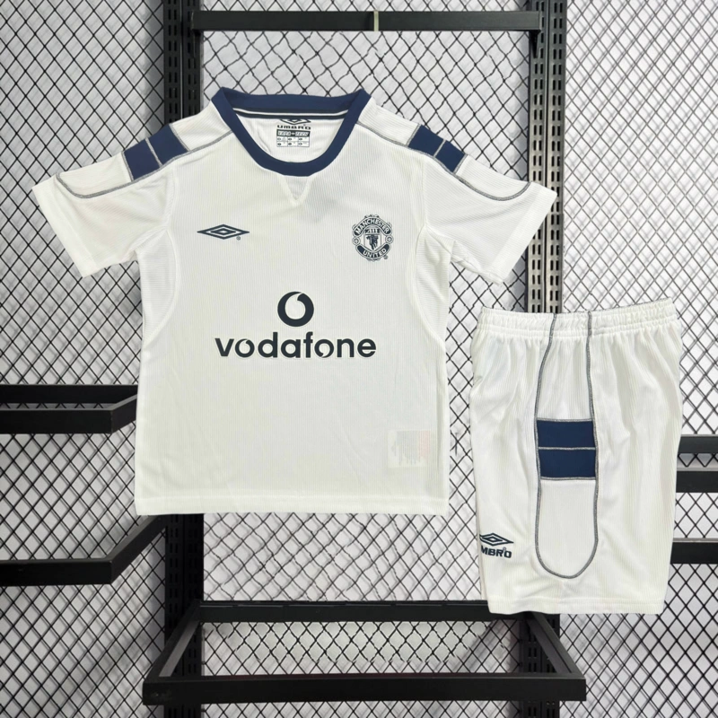 Retro KIDS 2000-01 KIDS Manchester United away Football jersey retro