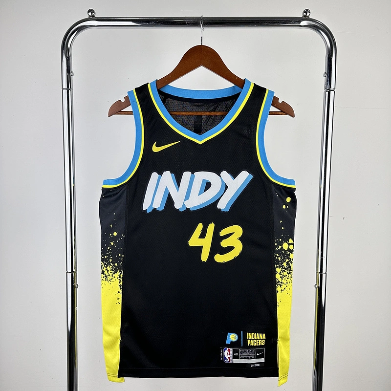 2024 NBA Indiana Pacers 43 SIAKAM Basketball Jersey
