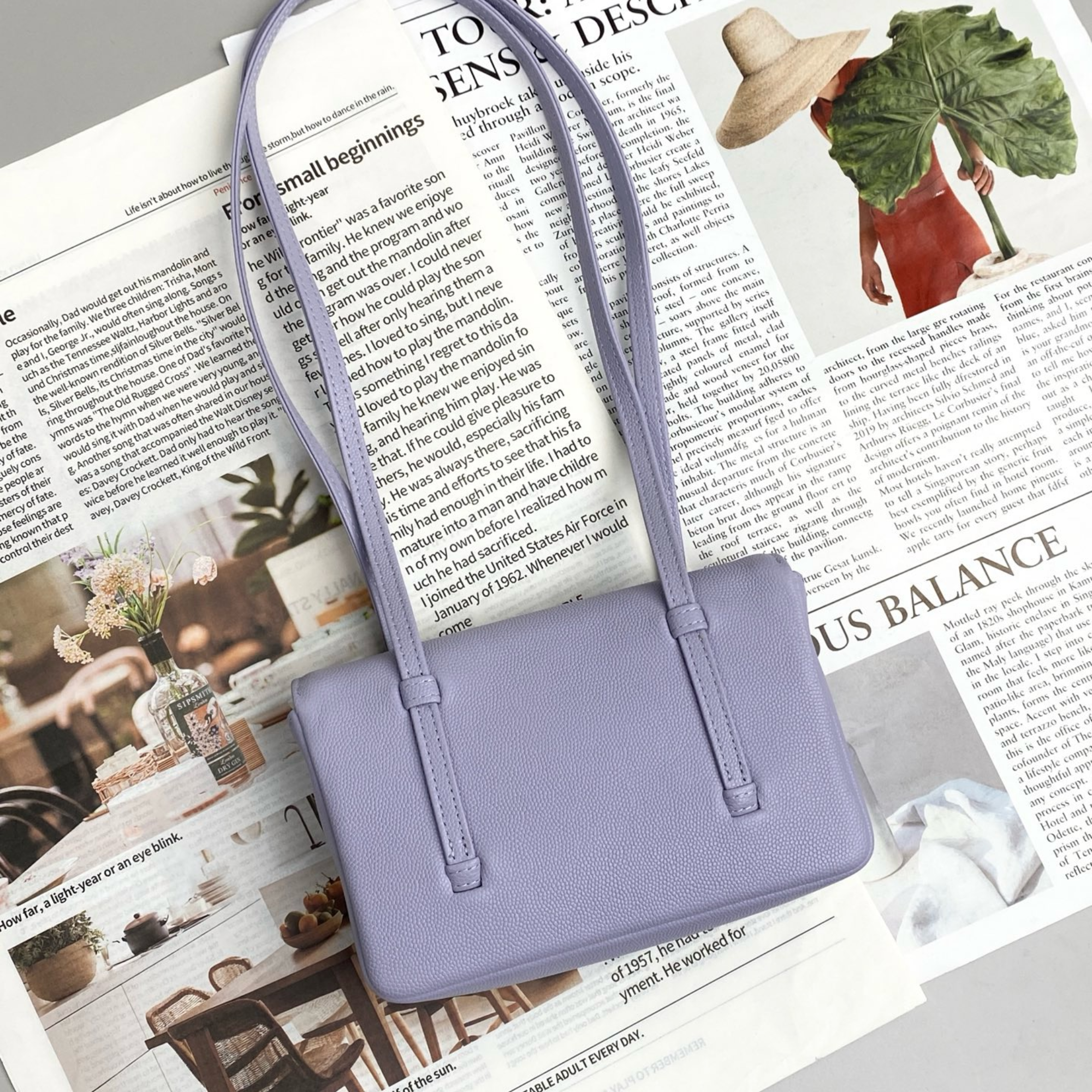 Chanel Clutch Purple Bag 17cm/6.7in