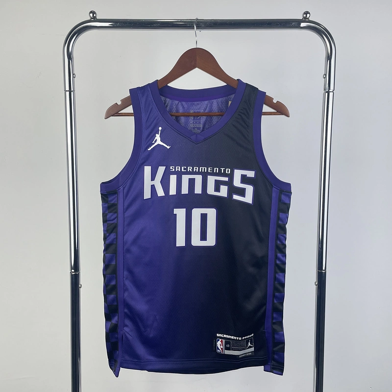 2024 NBA Sacramento Kings 10 Sabonis Basketball Jersey