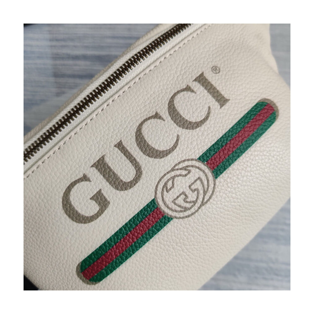 Gucci Print Small Belt Bag Waist Body White