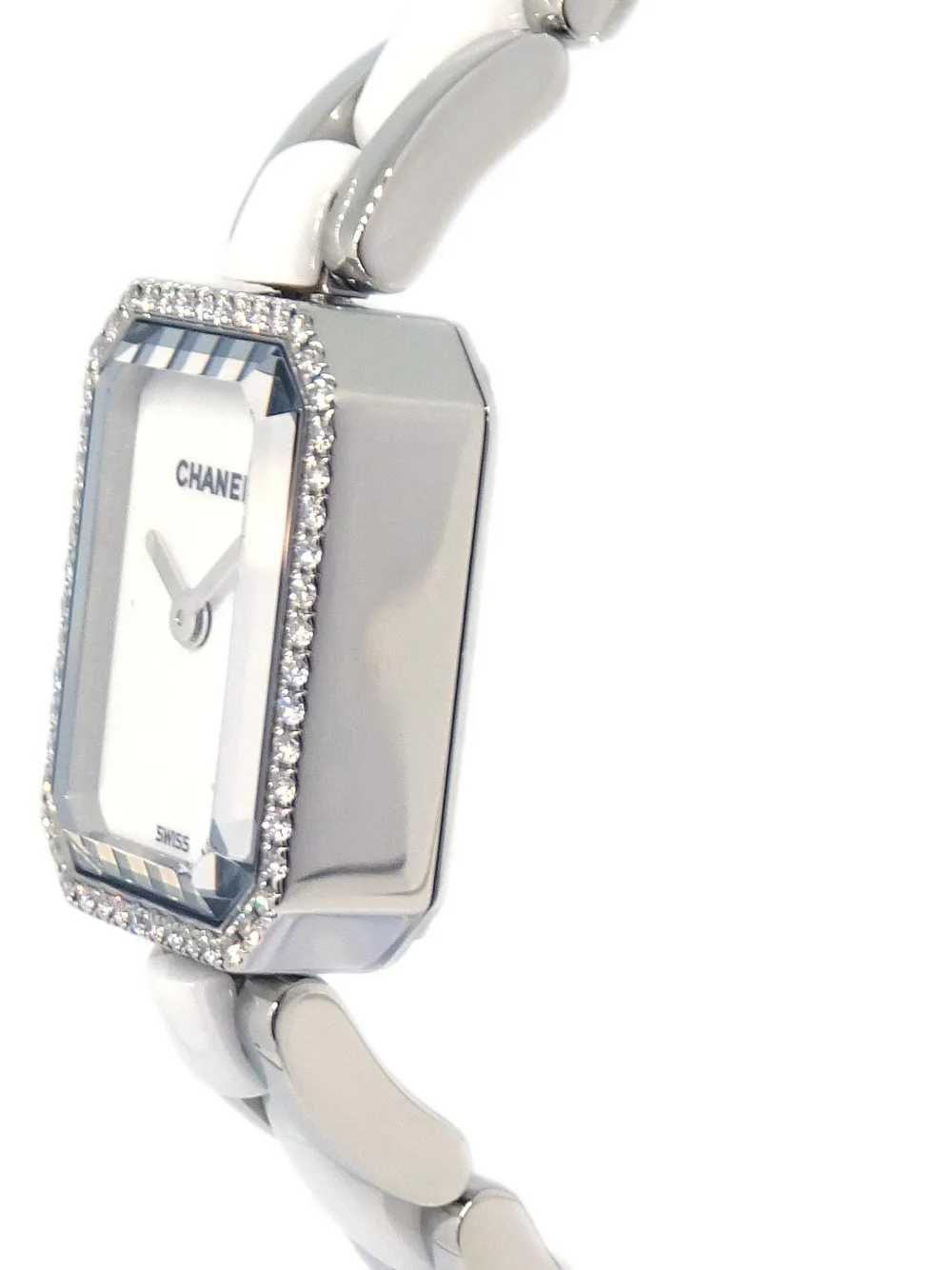 Chanel Première Ceramic Diamond Watch White Dial