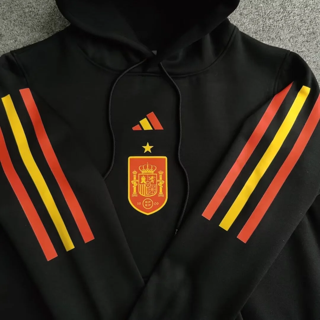 2024/25 Spain black casual sweater.