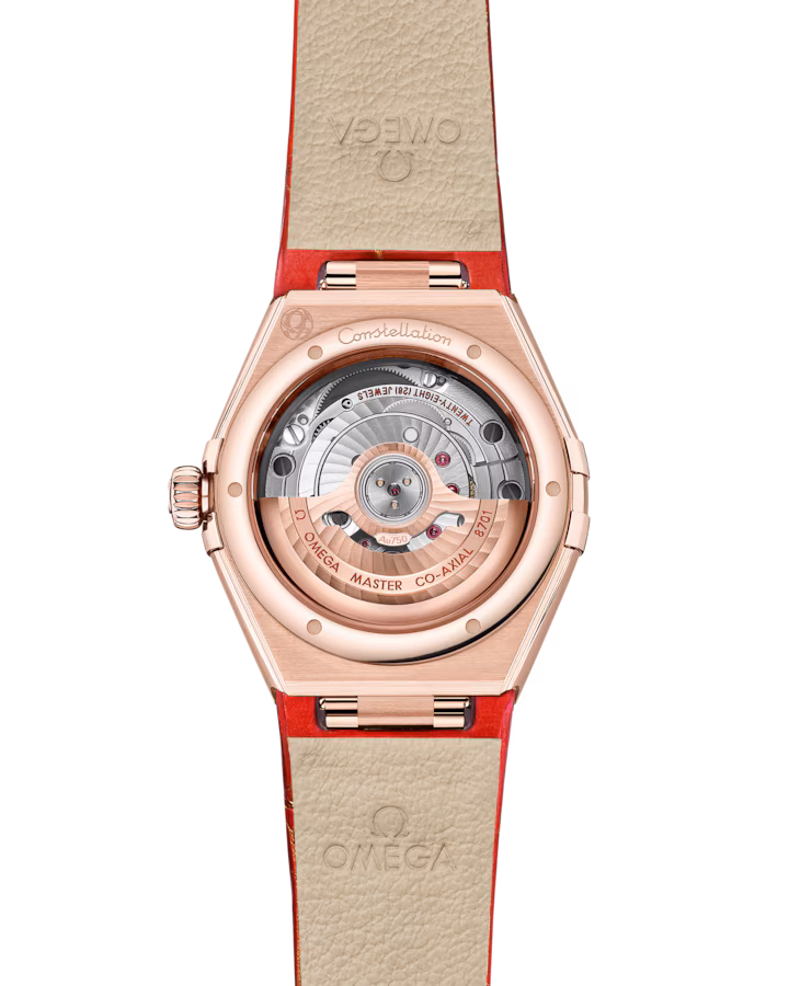 Omega Constellation Ladies' Selection 29mm Sedna™ gold on leather strap 131.53.29.20.99.003