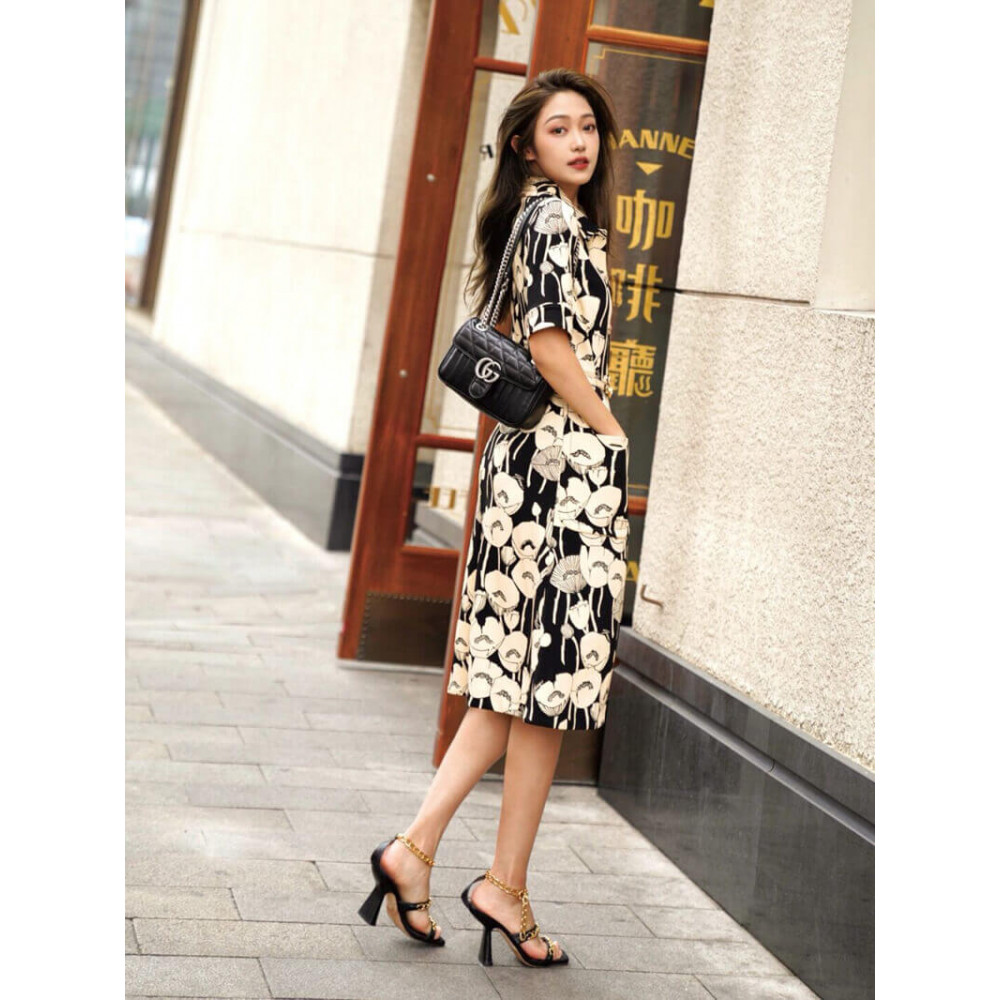 Gucci GG Marmont Small Shoulder Bag Black