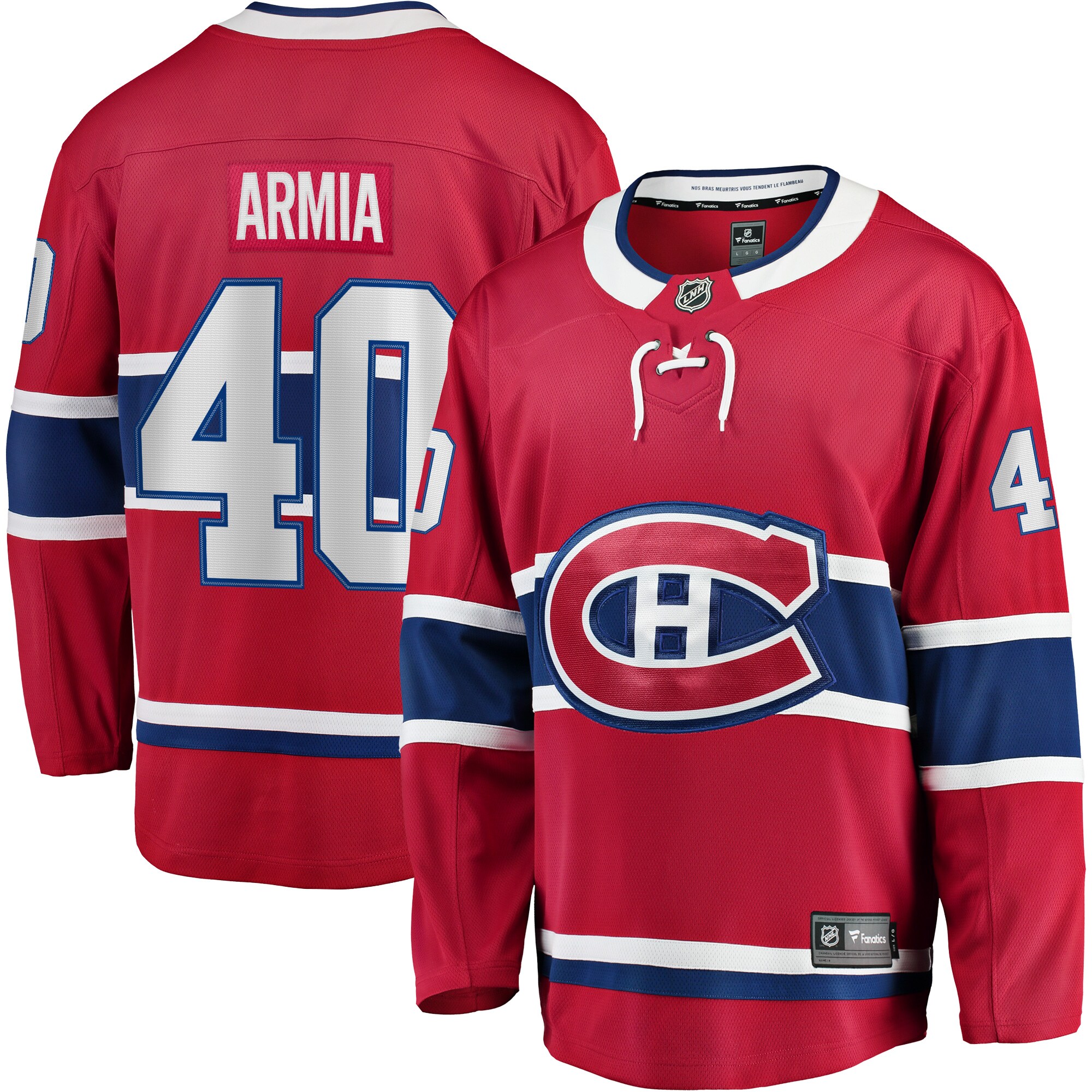 Joel Armia Montreal Canadiens Fanatics Home Breakaway Player Jersey – Red