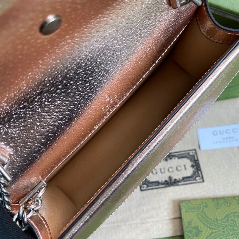 Gucci Dionysus Super Mini Bag in Rose Gold