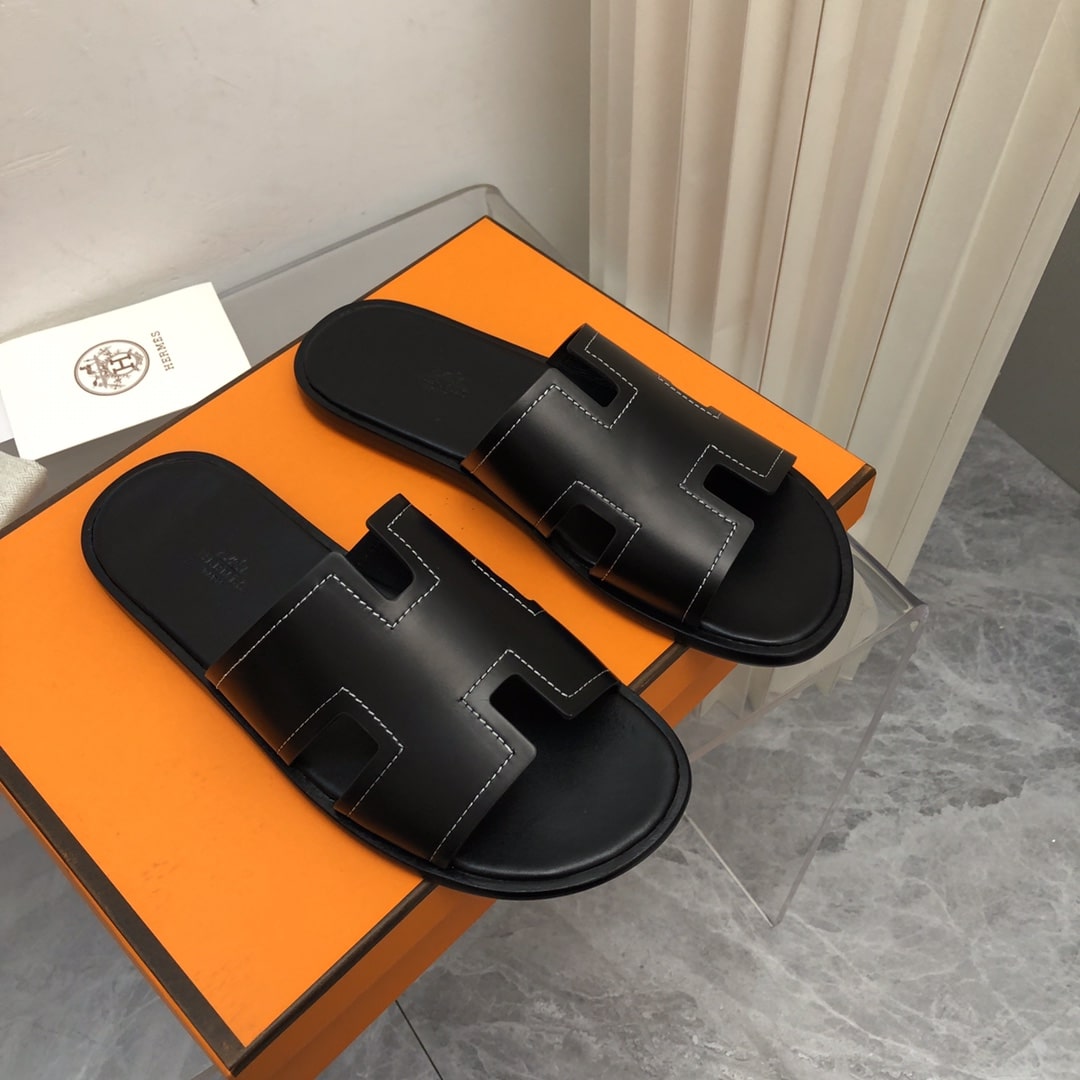 Hermes Izmir Sandal Black