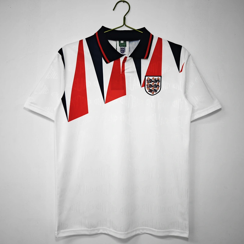 Retro 1992 England Home Football jersey retro
