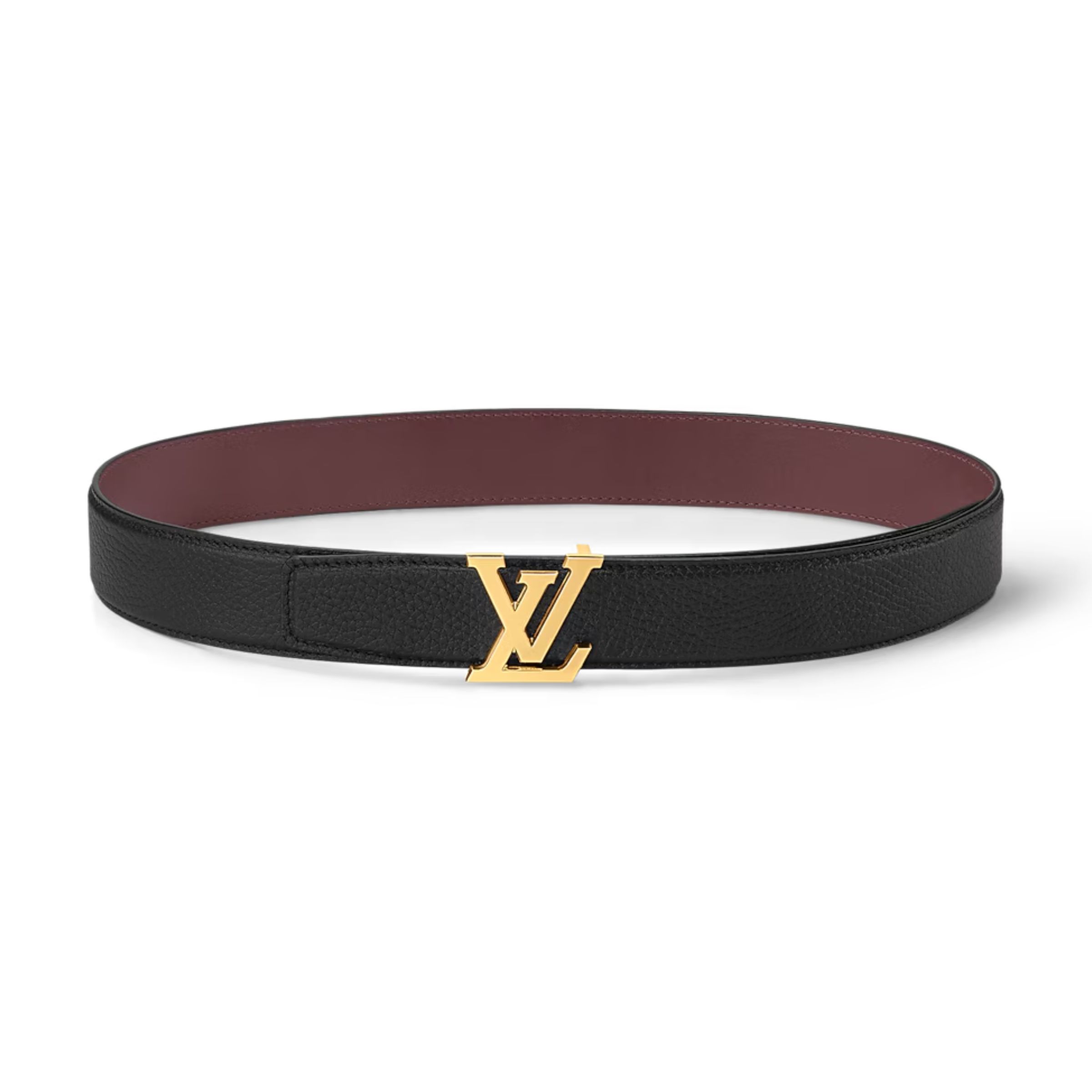 Lv Heritage 35mm Reversible Belt Black/Bordeaux M8205U