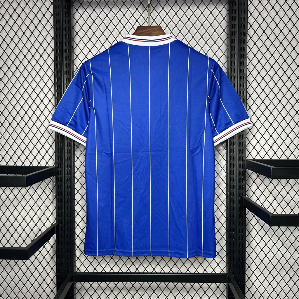 Retro 1982-83 Glasgow Rangers Home football jersey Retro