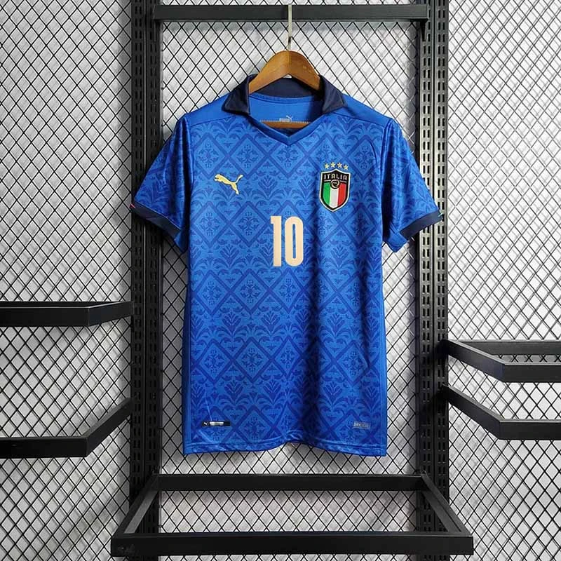 2020 Italy home BERNARDESCHI IMMOBILE CHIESA CHIELLINI ZANIOLO INSIGNE Shirt  Football jersey