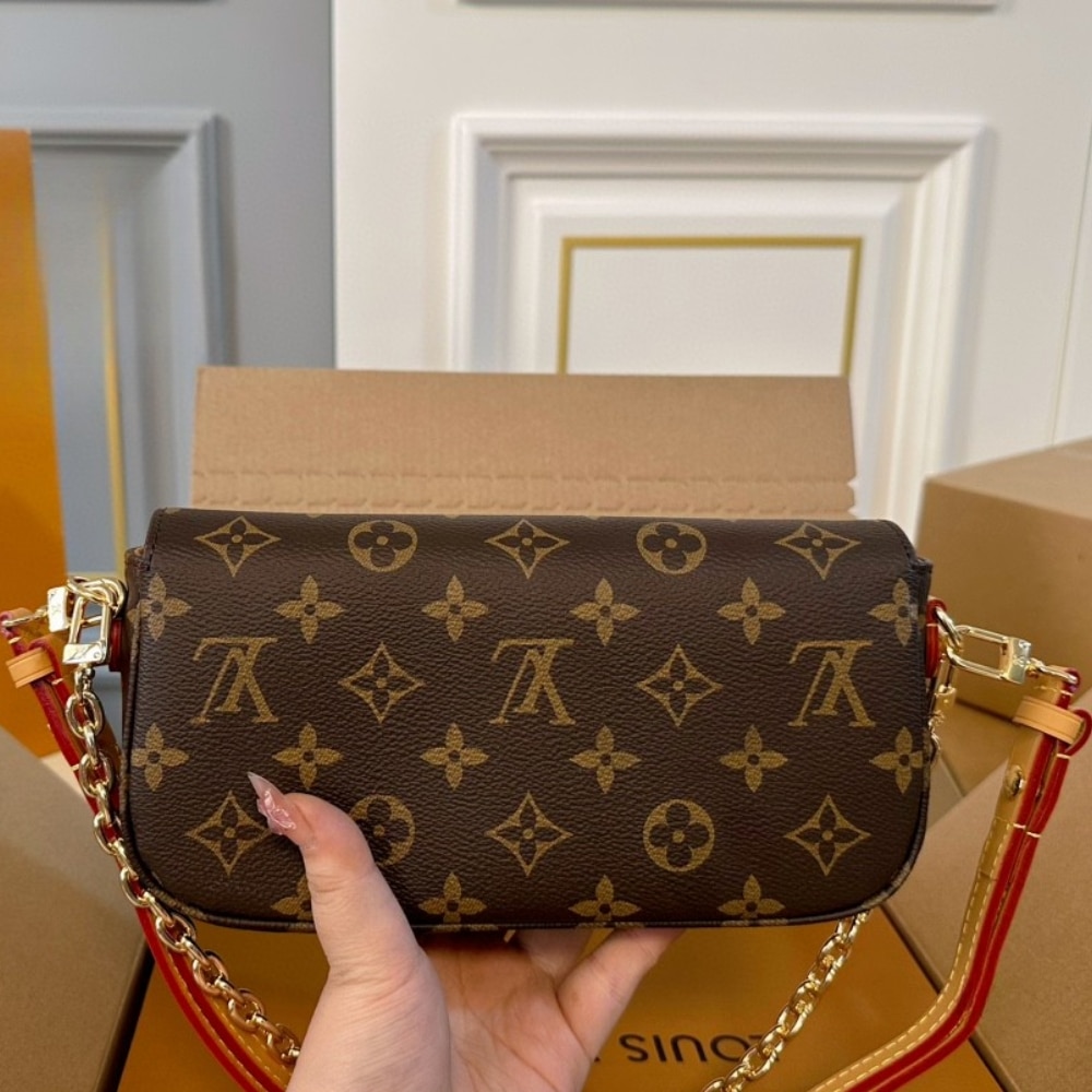 Louis Vuitton Ivy Bag Brown 22cm M81911