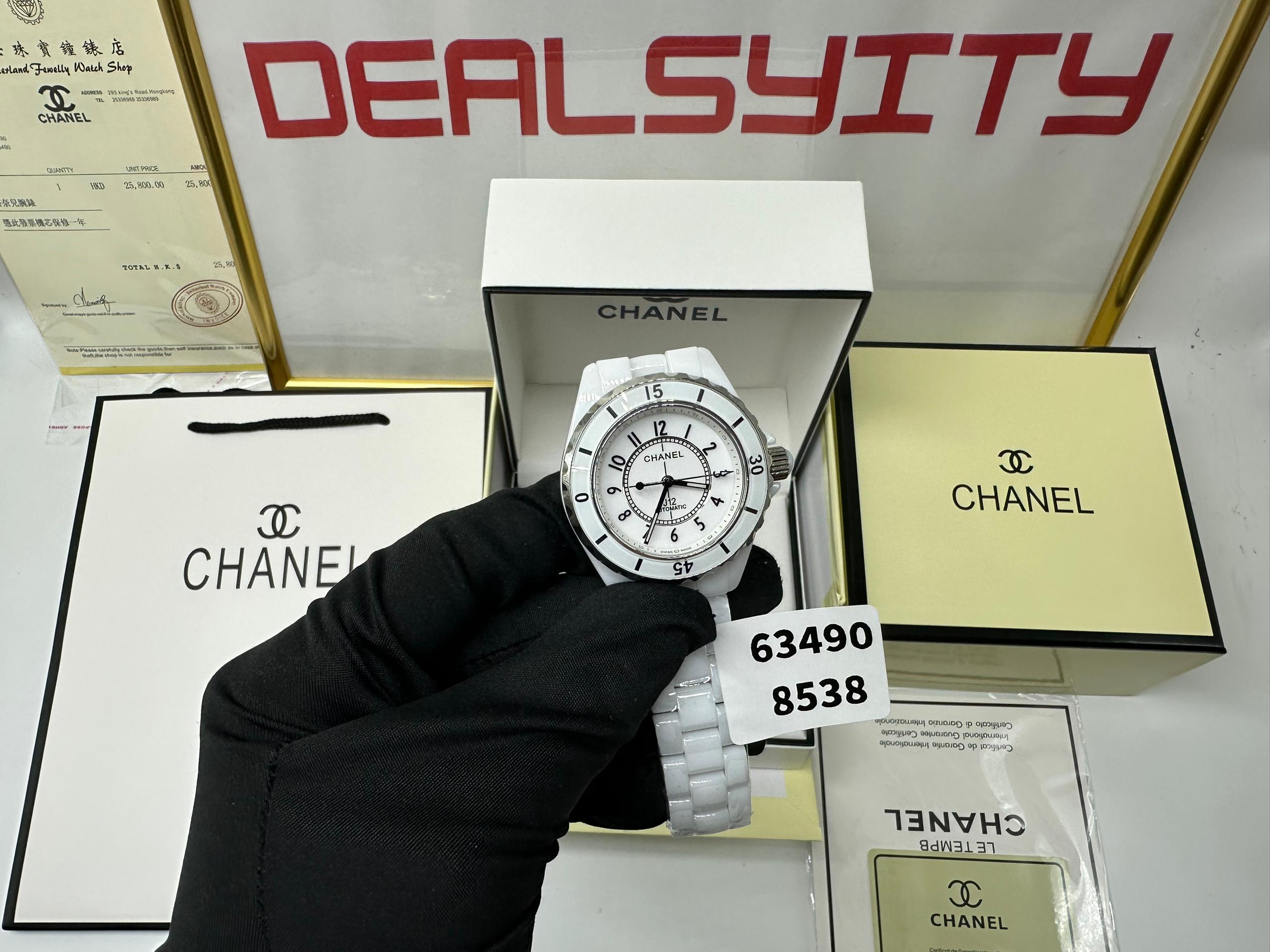 Chanel J12 Watch Calibre 12.1 – 38 mm White Dial