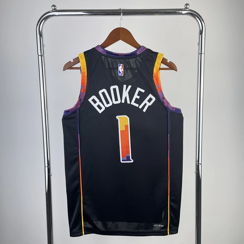 2023 NBA Phoenix Suns 1 BOOKER Basketball Jersey