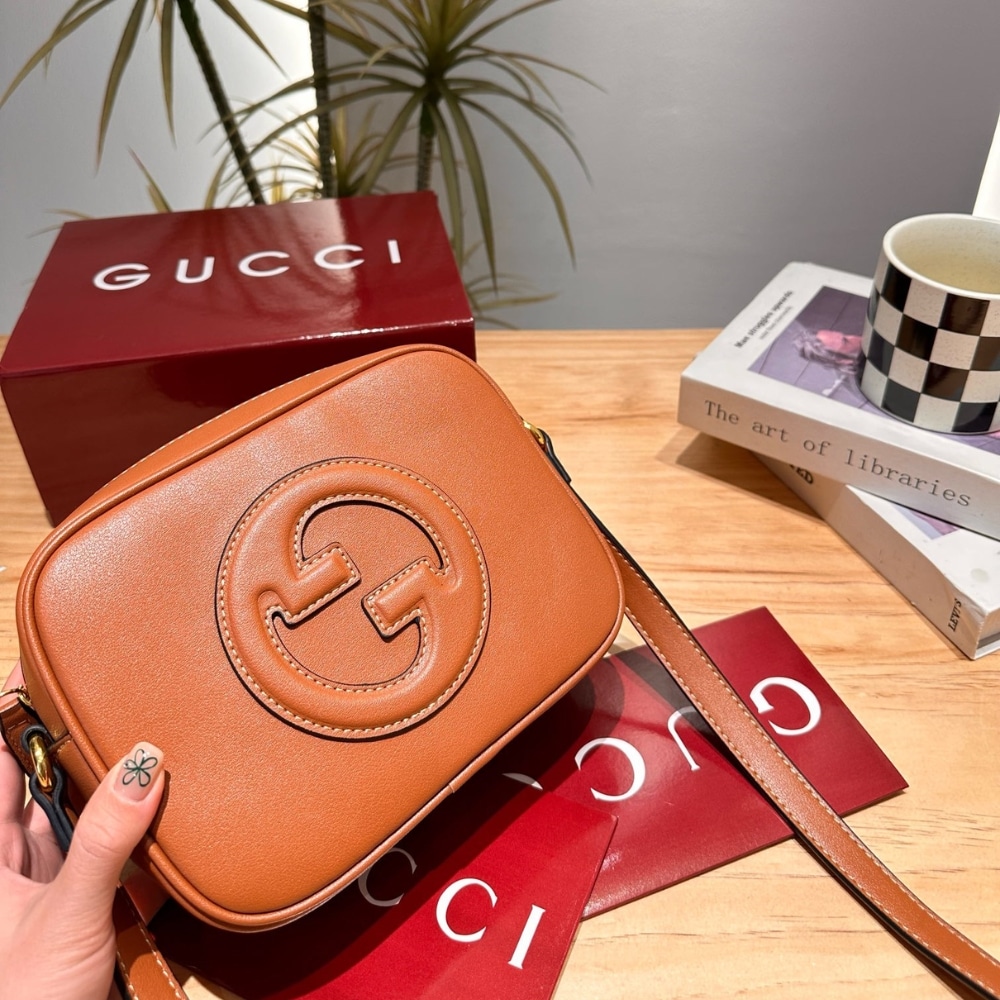 Gucci Blondie Mini Shoulder Bag Brown 20Cm 820429 Aaedb 2718