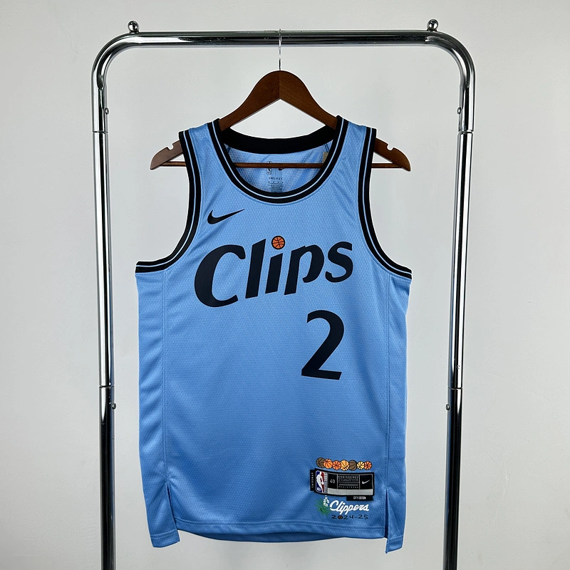 2025 NBA LA Clippers 2 LEONARD Basketball Jersey