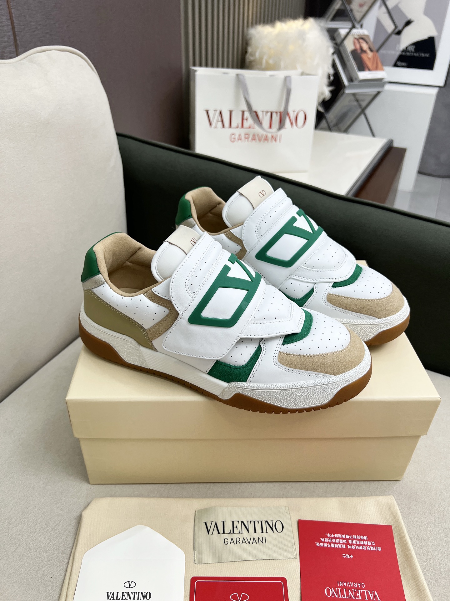 VALENTINO Joie De Jouer Low Top Sneaker In Nappa Calfskin