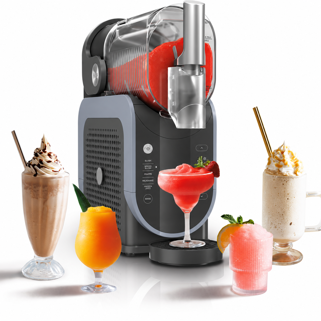 🔥Clearance Sale🔥SLUSHi FS301 Countertop Frozen Drink & Slushie Machine – 88oz Easy-Fill Capacity with 5 Preset Programs